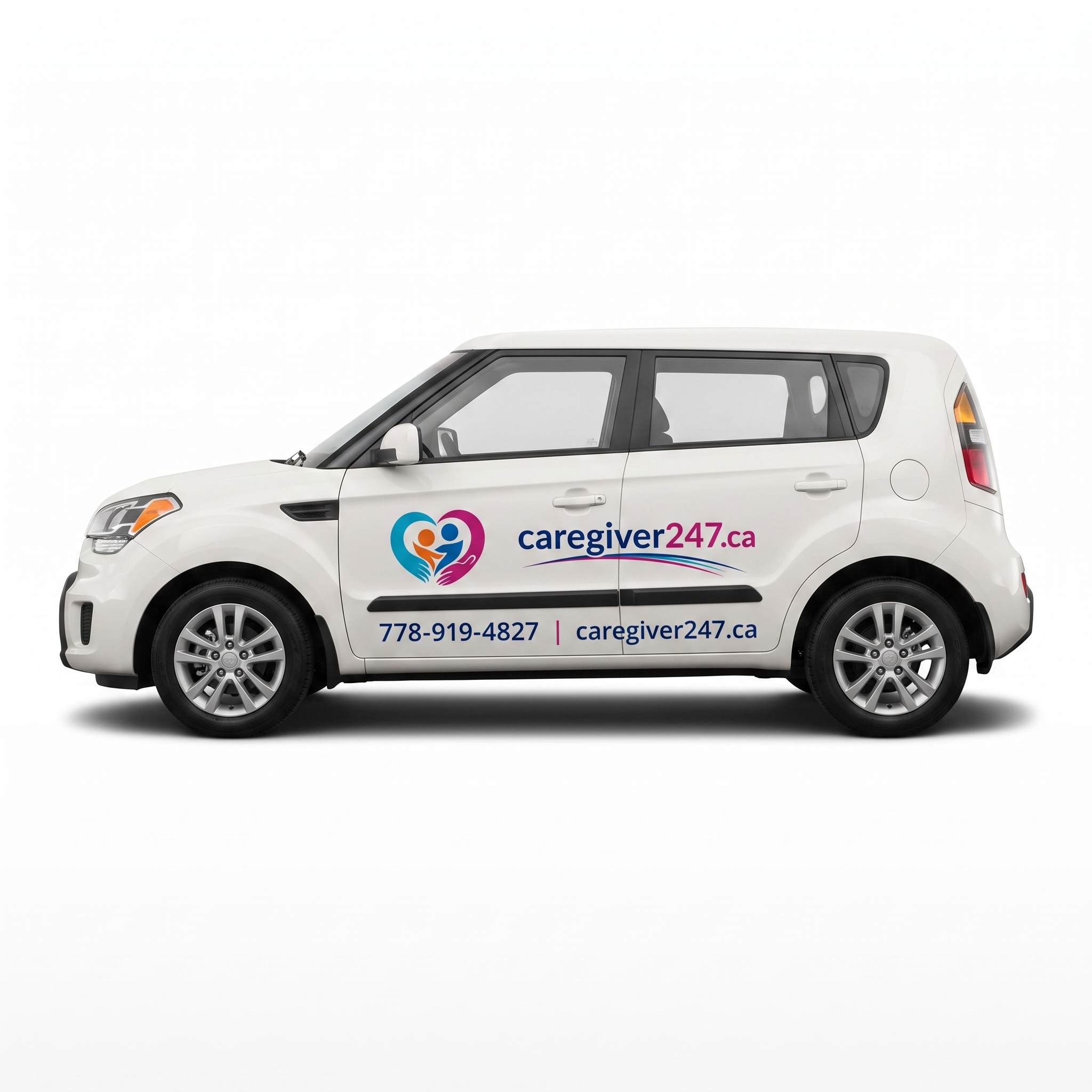 Caregiver 24/7 branded vehicle